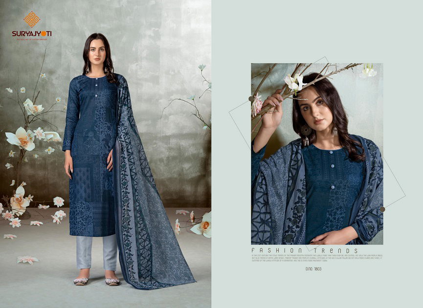 Suryajyoti Nargis Vol 18 Casual Wear Wholesale Printed Cotton Dress Material
